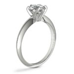 Solitaire Engagement Ring in Platinum