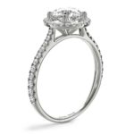 Halo Diamond Engagement Ring